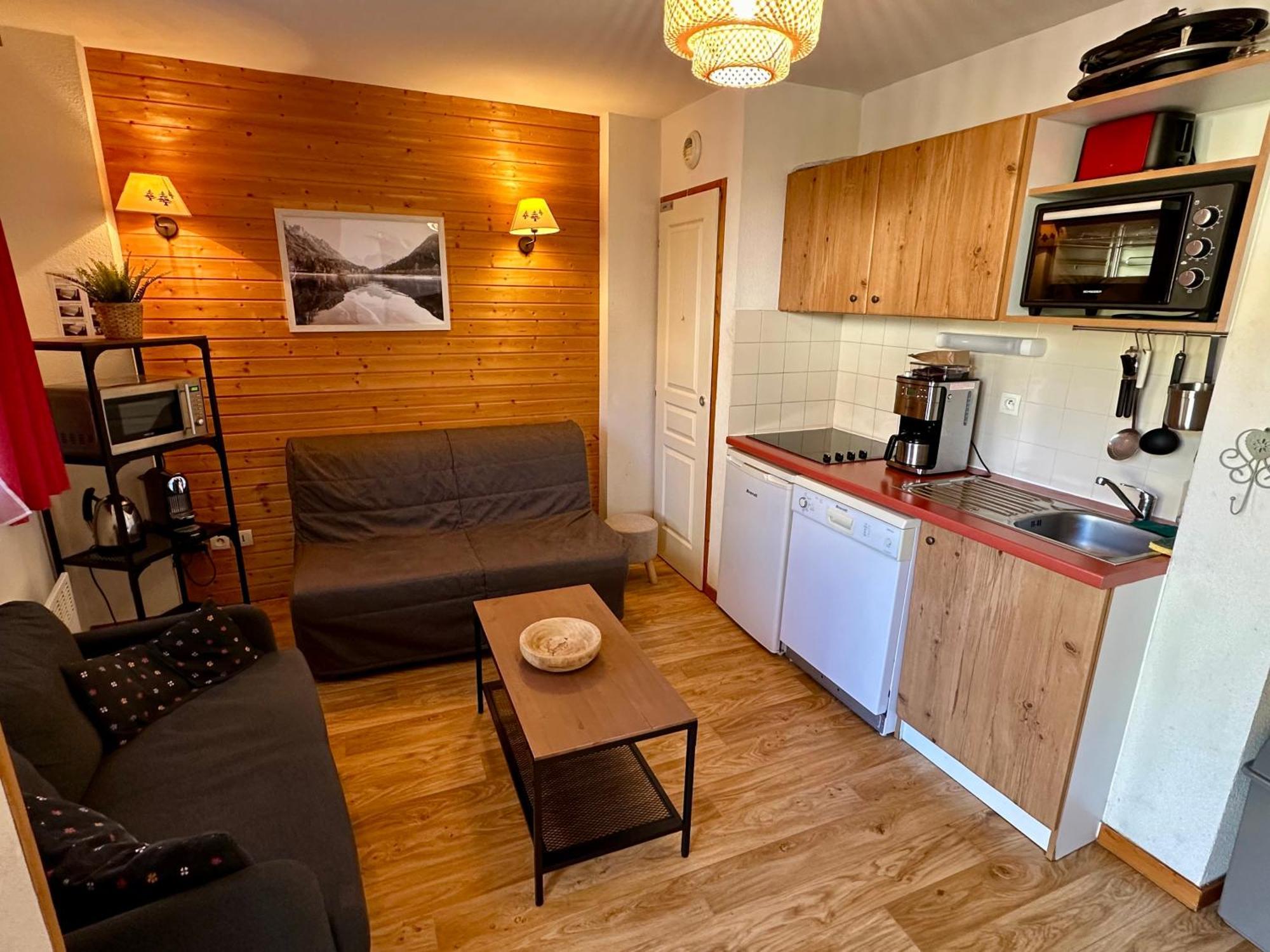 Charmant Appartement Confortable Pour 6 Personnes 40M2 Pied Pistes, Piscine, Wifi, Parking Шамрусс Экстерьер фото